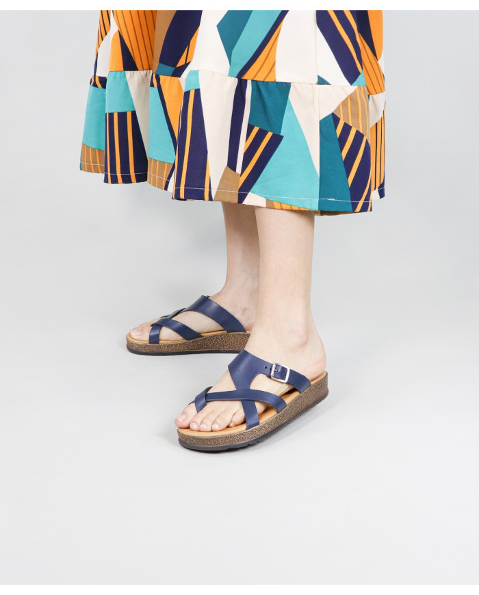 Pantuflas de Mujer Ginova con Hebilla