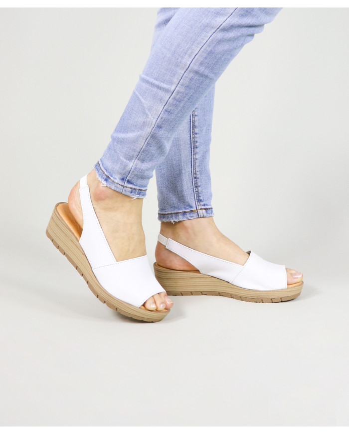 Sandals by Madame Ginova with Elastic Strip