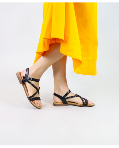 Sandals by Madame Ginova with Braids