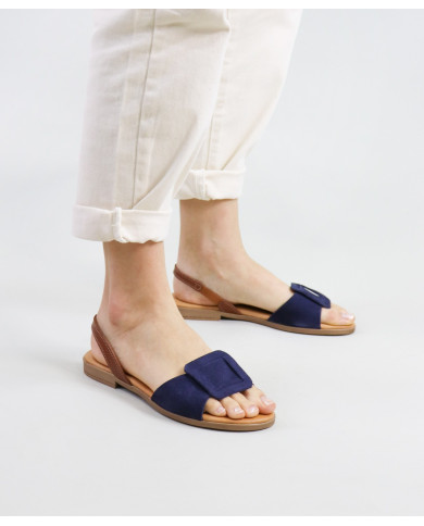 Sandals with Aplique Quadrado de Senhora Ginova