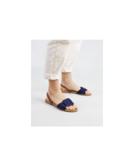 Sandálias com Aplique Quadrado de Senhora Ginova