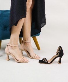 Sandálias de Senhora Ginova com Tira Decorada