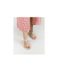 Sandalias Ipanema Beige Classy Shiny Flower