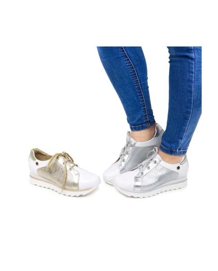 Ladies Trainers with Metal Engraved