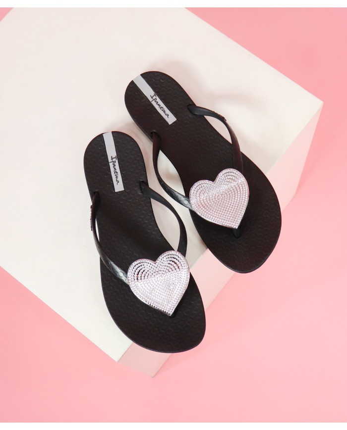 Sandalias Ipanema Negras Maxi Fashion II