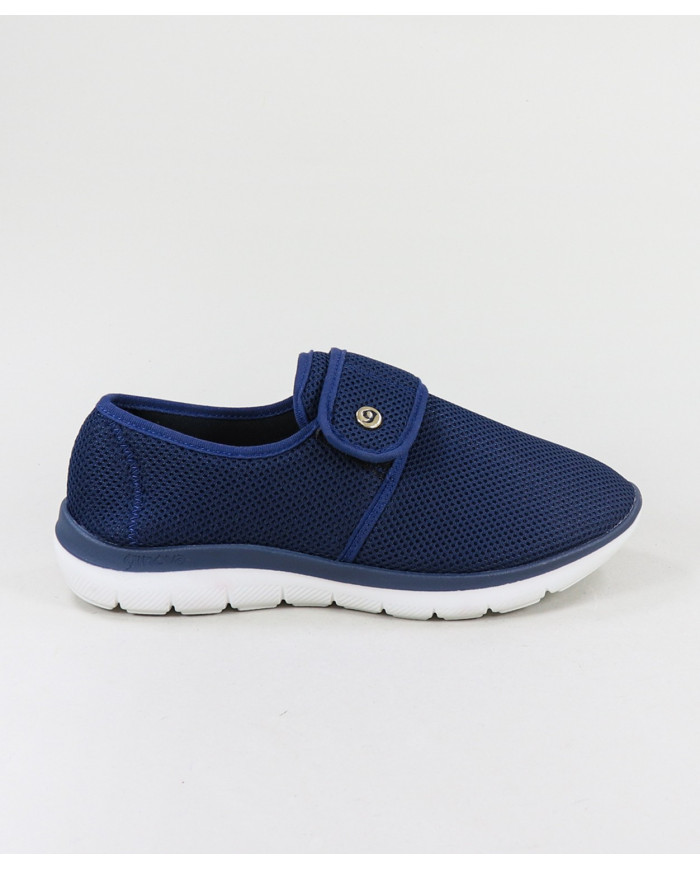Orthopedic Shoes with Strip in Ladies Velcro Giconfort