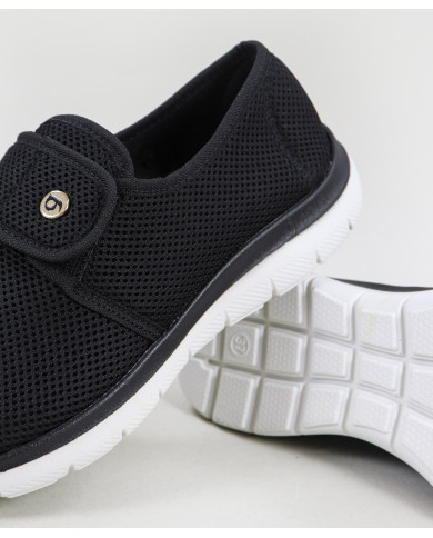 Zapatos Ginova Comfort para mujer en tejido transpirable con velcro