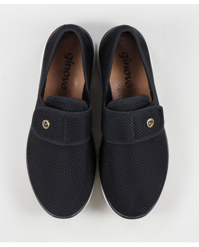 Zapatos Ginova Comfort para mujer en tejido transpirable con velcro