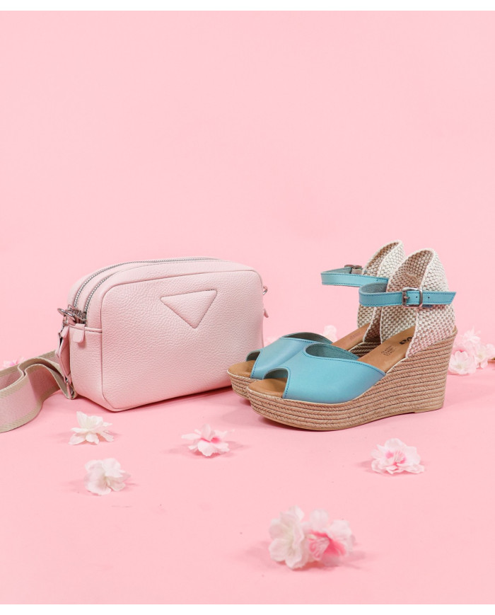 Pink Lady's Bag with Two Divisions