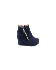 Women's Blue Boots in Cunha with Fechos Ginova
