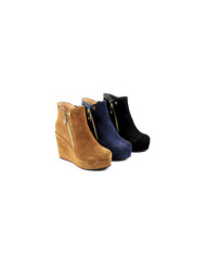 Botas de Senhora em Cunha com Fechos Ginova