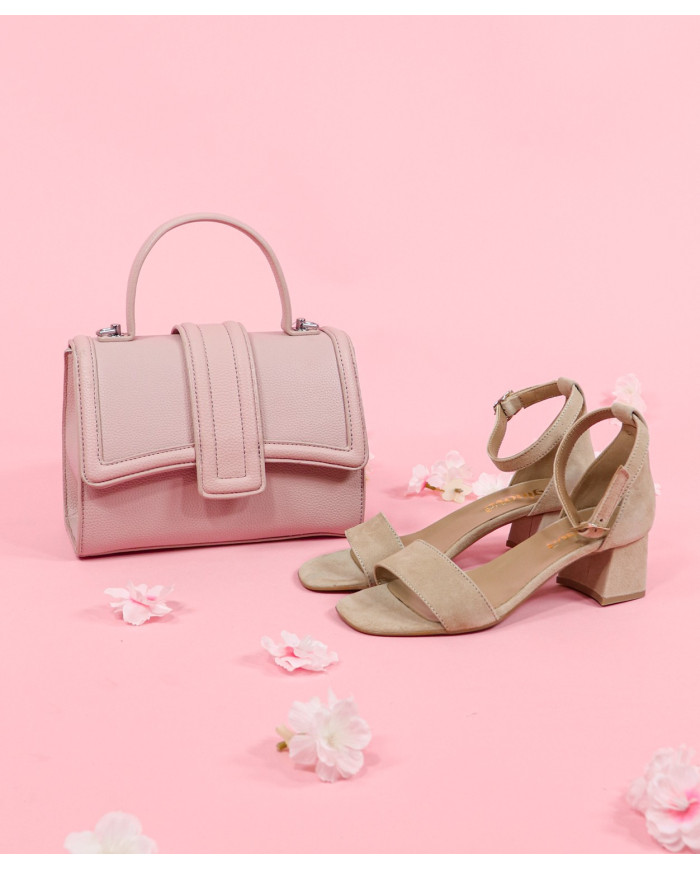 Pink Lady Bag with Hand Strap