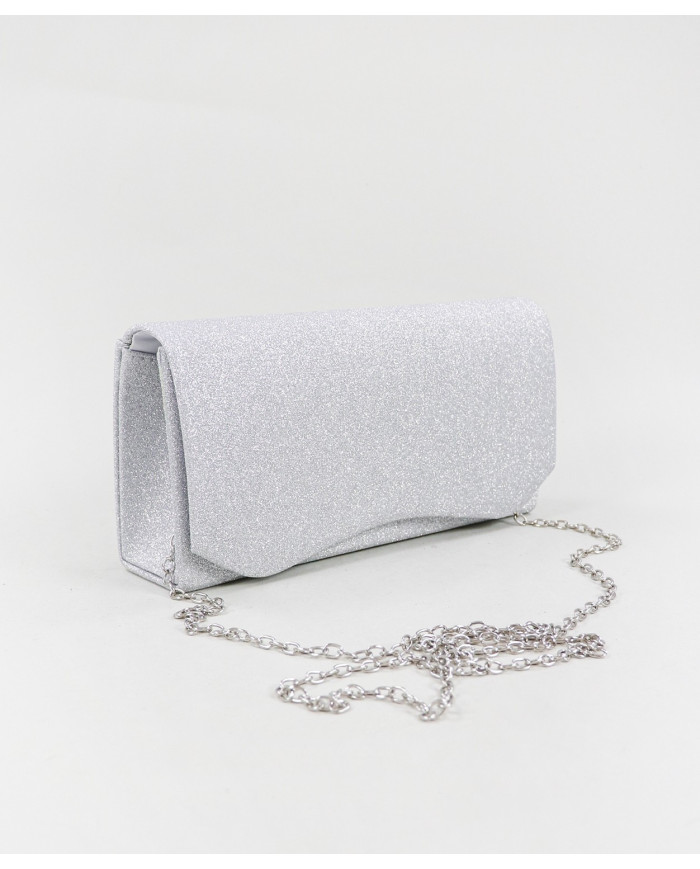 Pochete Prata de Senhora com Brilhantes