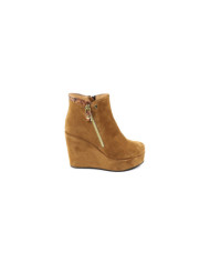Botas Camel de Senhora em Cunha com Fechos Ginova