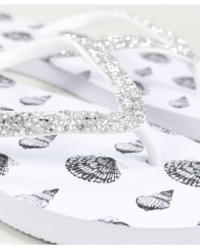 White DeFonseca Slippers Rimini E