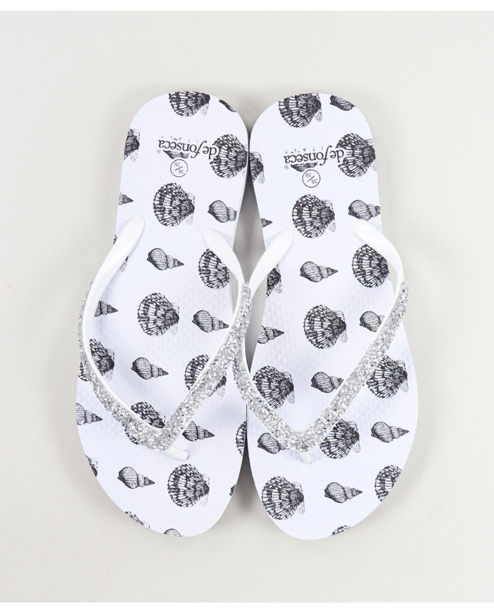 White DeFonseca Slippers Rimini E