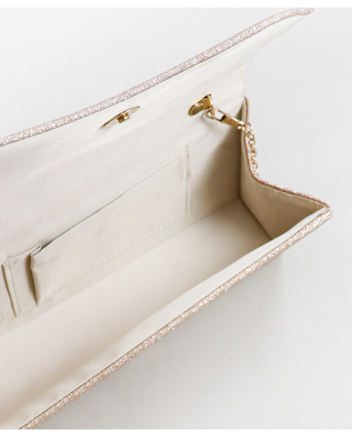 Pochete OuroRosa de Senhora com Brilhantes