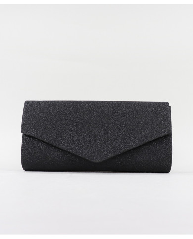 Pochete Preta com Glitter para Senhora