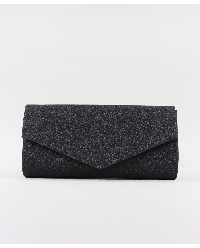 Pochete Preta com Glitter para Senhora