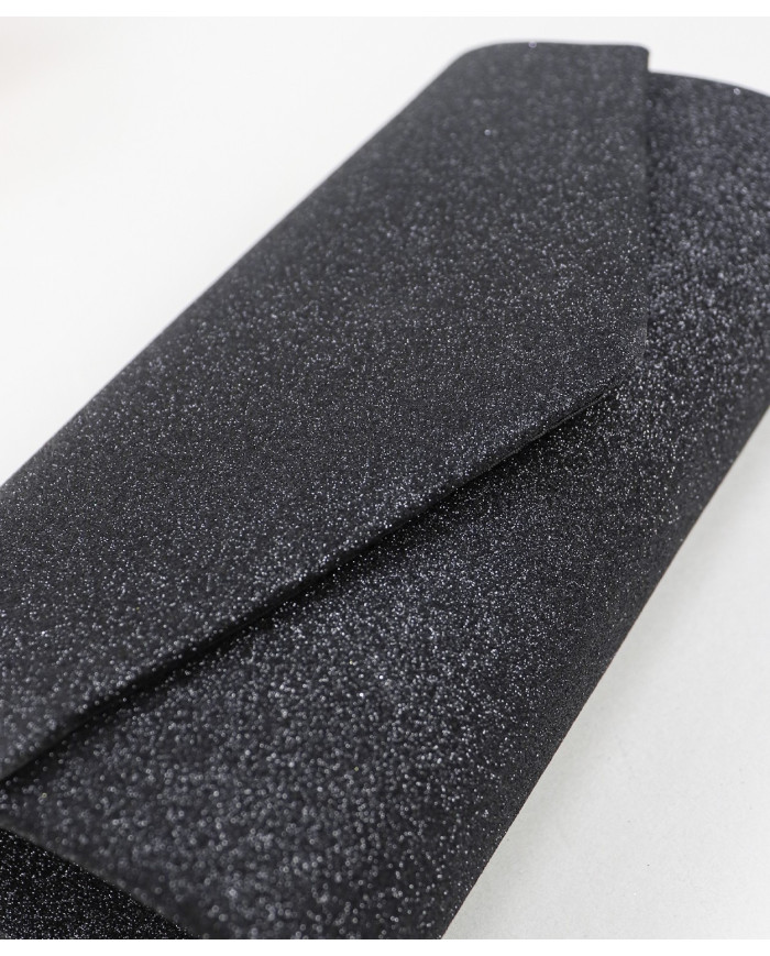 Pochete Preta com Glitter para Senhora