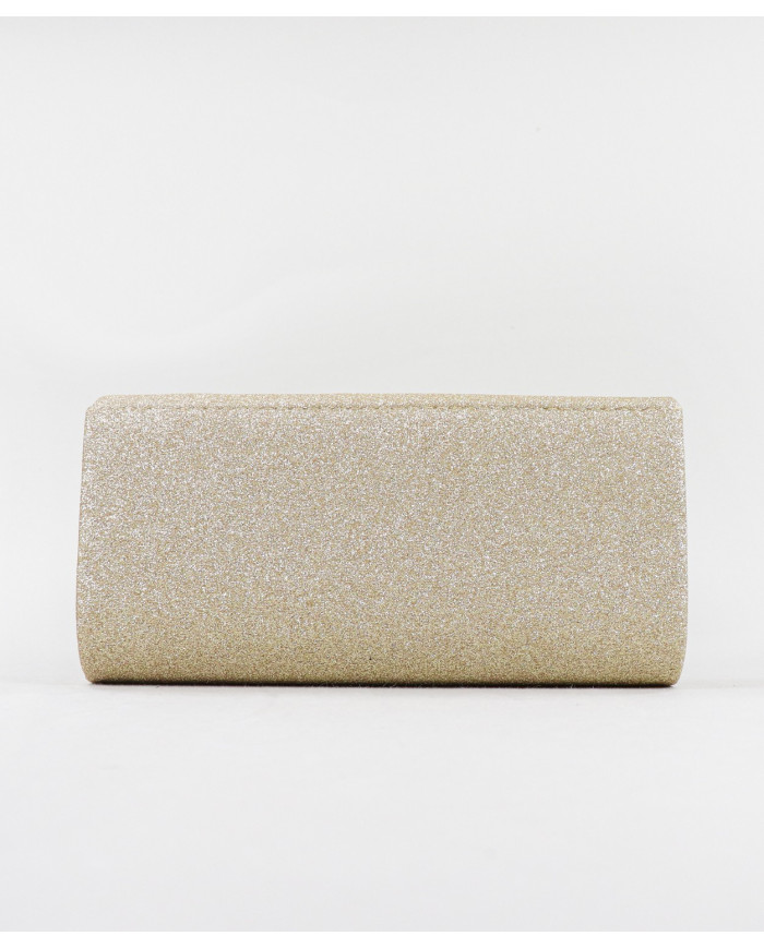 Pochete Dourada com Glitter para Senhora