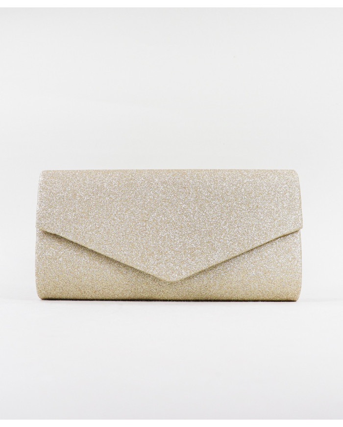 Pochete Dourada com Glitter para Senhora