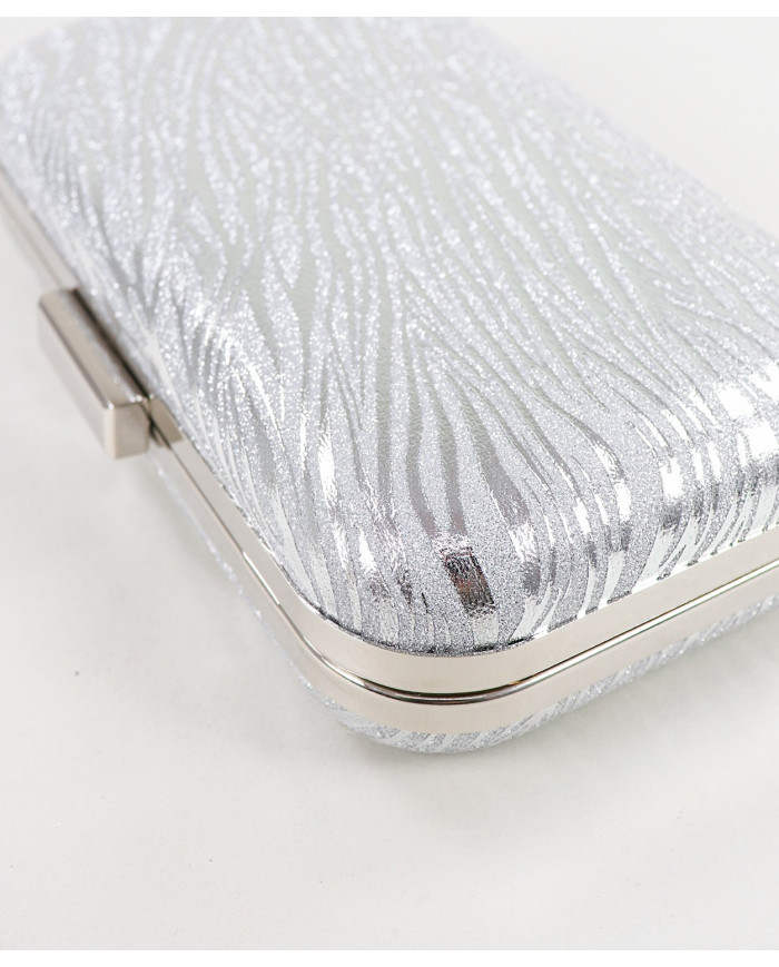 Pochete Prata de Senhora com Padrão