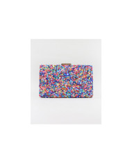 Bolsillo Negro de Señora con Abalorios