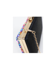 Pochete Preta de Senhora com Missangas