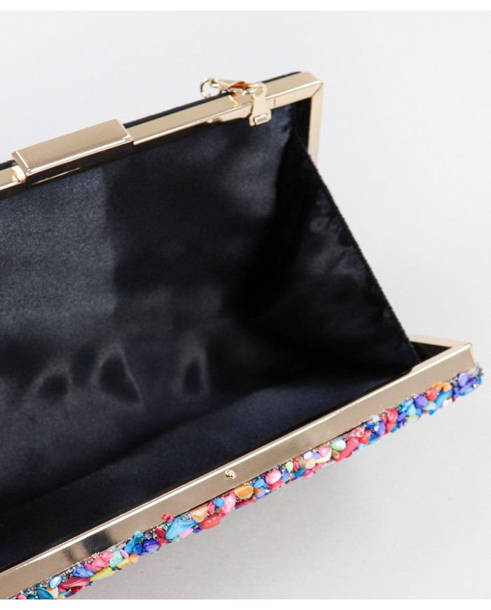 Pochete Preta de Senhora com Missangas