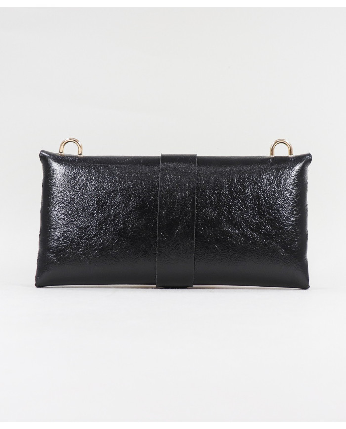 Bolso Negro de Señora de Piel para Mujer