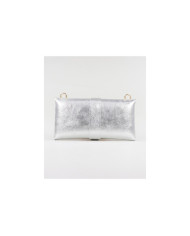 Bolsa Plata de Señora de Piel para Mujer