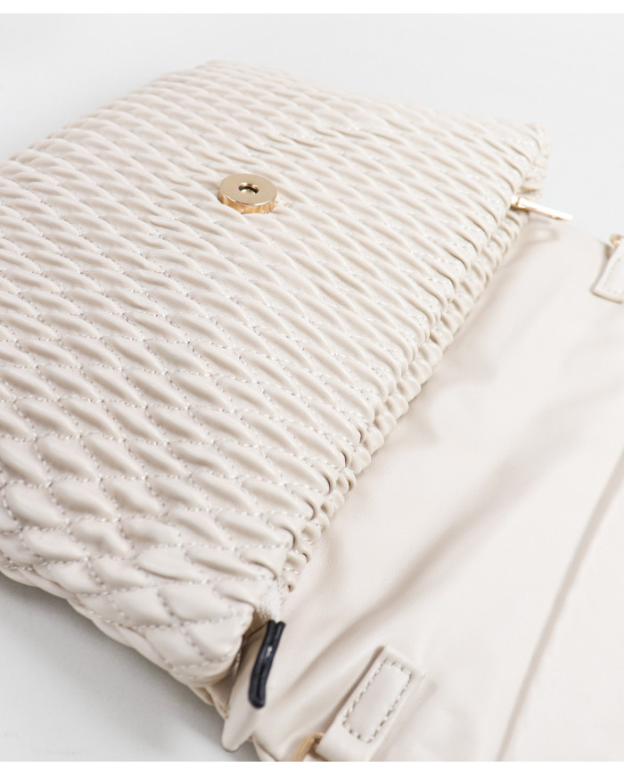 Clutch Beige de Senhora with Relevo