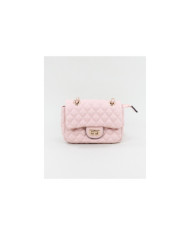 Bolsa Pequeña de Señora Rosa con Asa Decorada