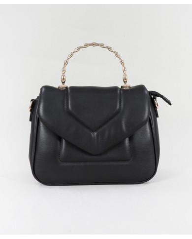 Ladies Black Suitcase with Hand Strap