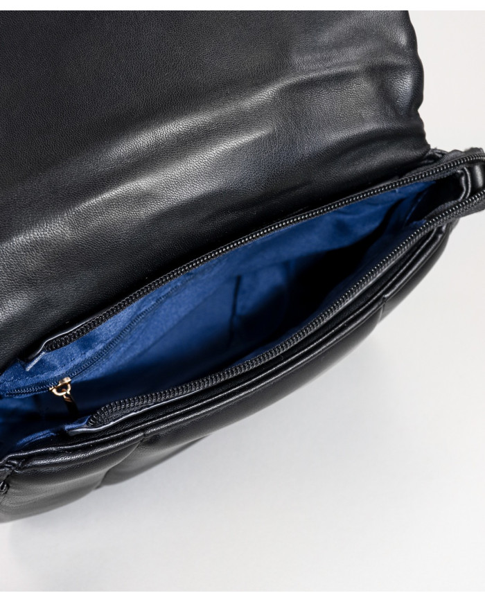 Bolso de Señora Negro con Correa de Mano