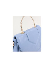 Bolso de Señora Azul con Correa de Mano
