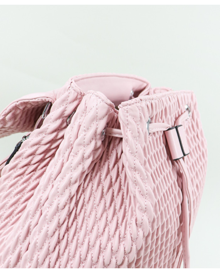 Pink Backpack with Relevo