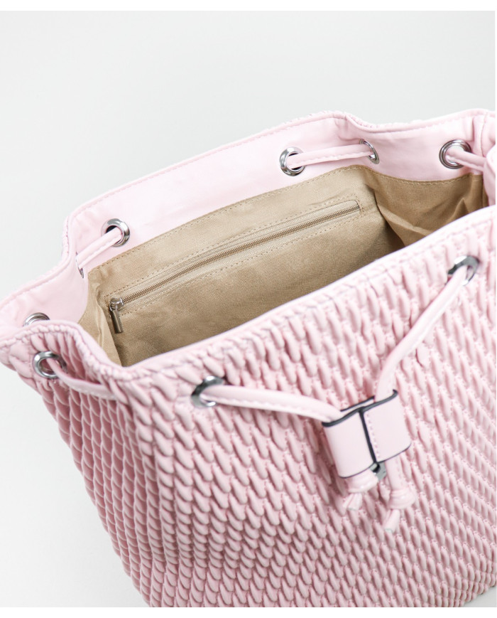 Pink Backpack with Relevo