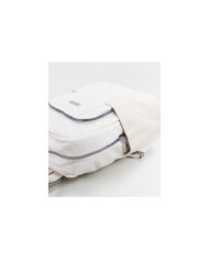 Mochila Bege de Senhora com Bolsos Laterais