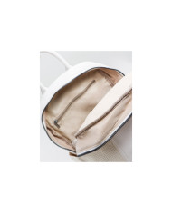 Mochila Bege de Senhora com Bolsos Laterais