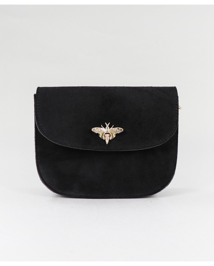 Black Suitcase in Lady's Skin