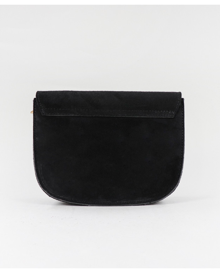 Bolso Negro de Señora de Piel para Mujer