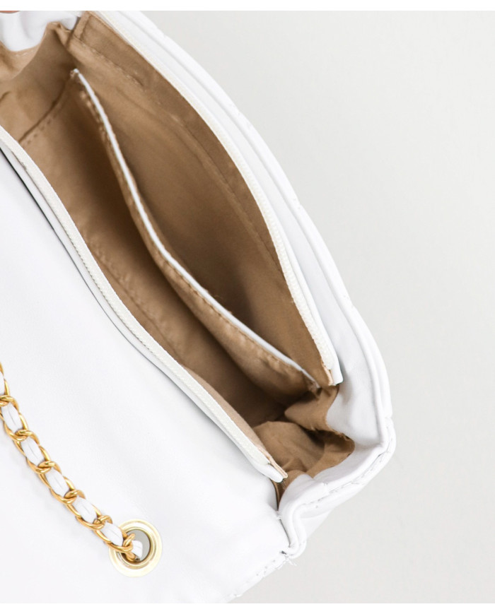 Bolsa Blanca con Correa Ajustable