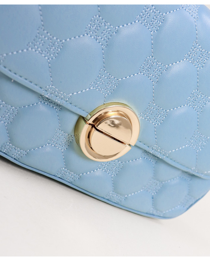 Bolso de Señora Azul con Bandolera