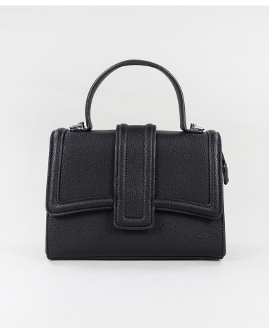 Bolso de Señora Negro con Correa de Mano