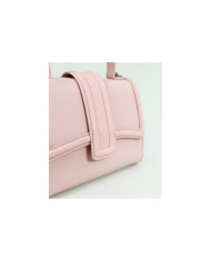 Bolso de Señora Rosa con Correa de Mano