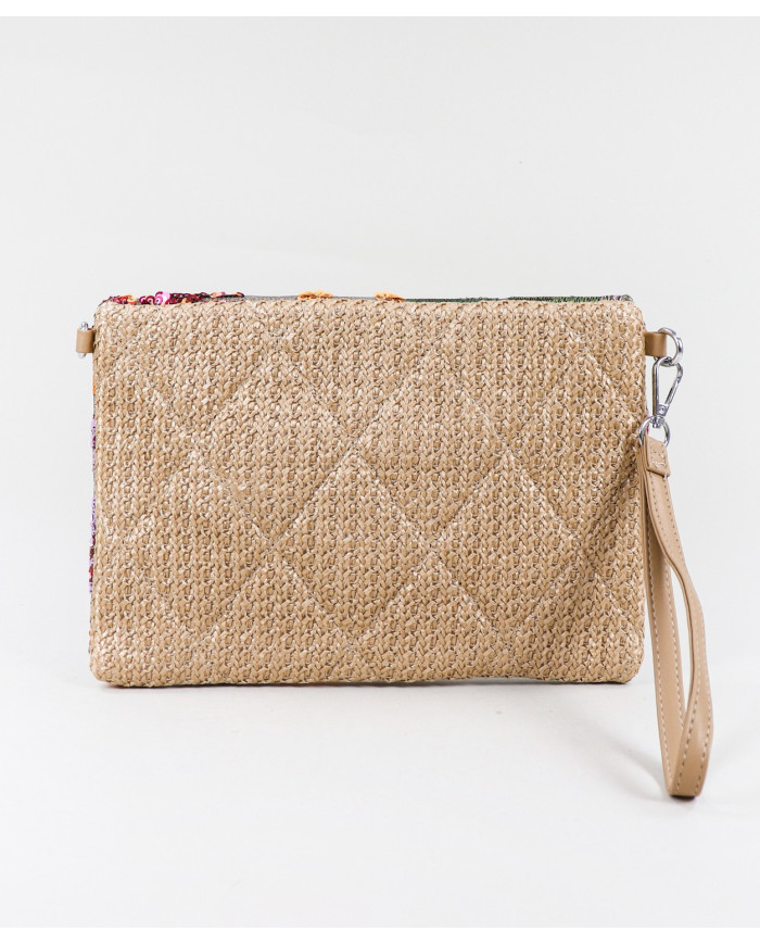 Clutch de Senhora com Frente Decorada