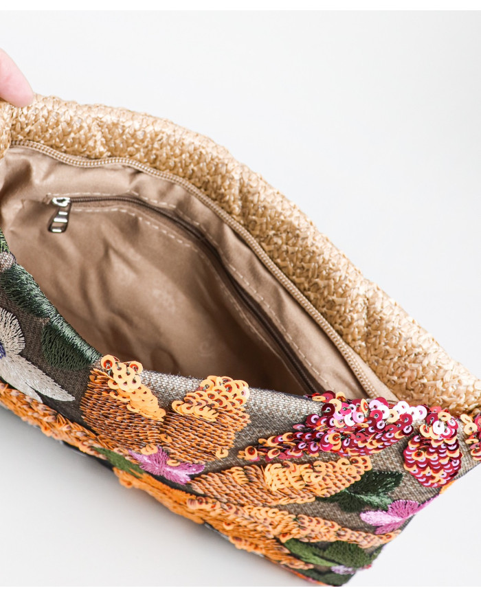 Clutch de Senhora com Frente Decorada