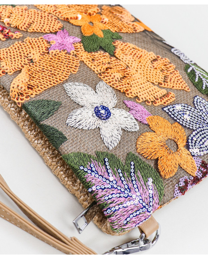 Clutch de Senhora com Frente Decorada